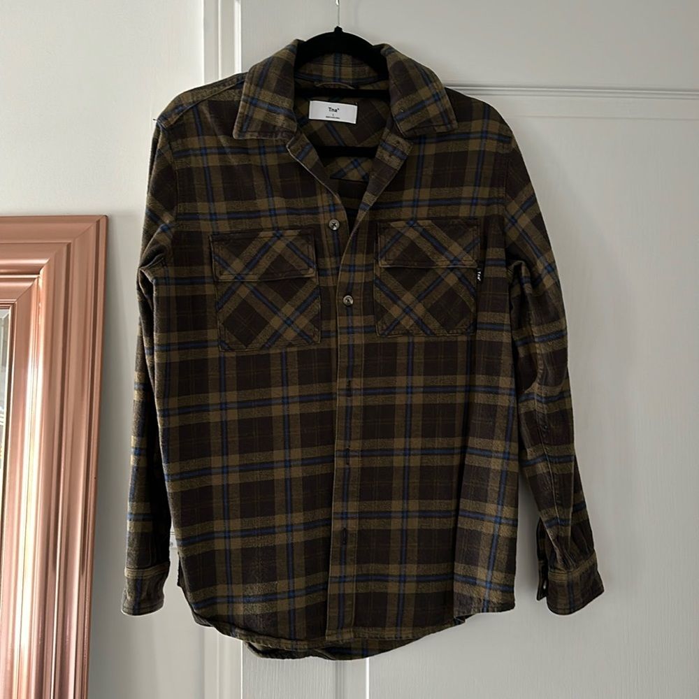 TNA flannel button up
